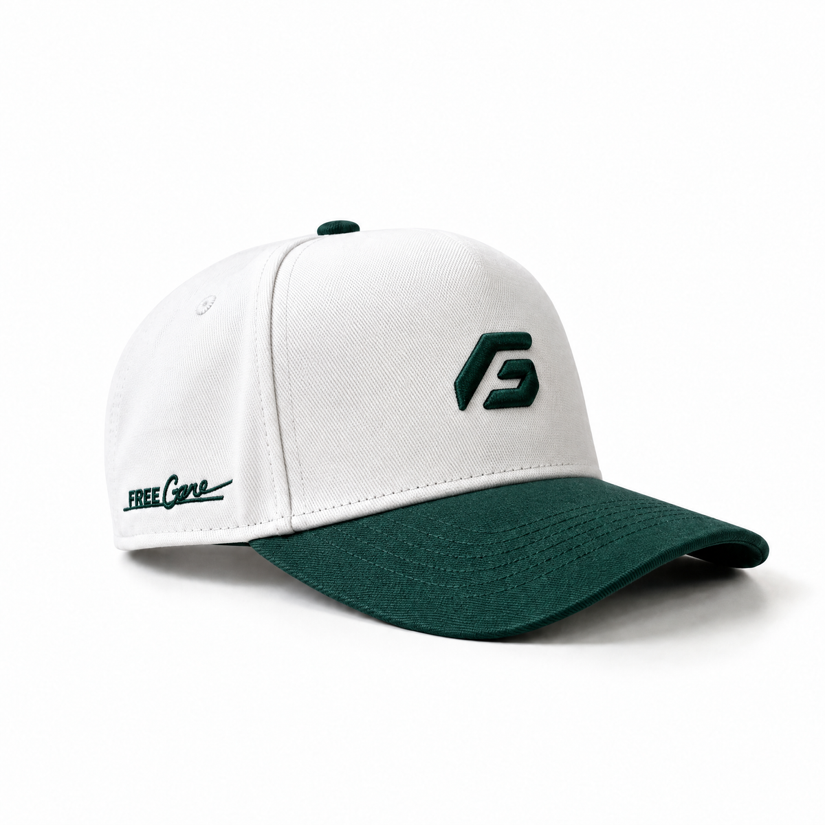 Snapback - LACES x Freegame, White Green