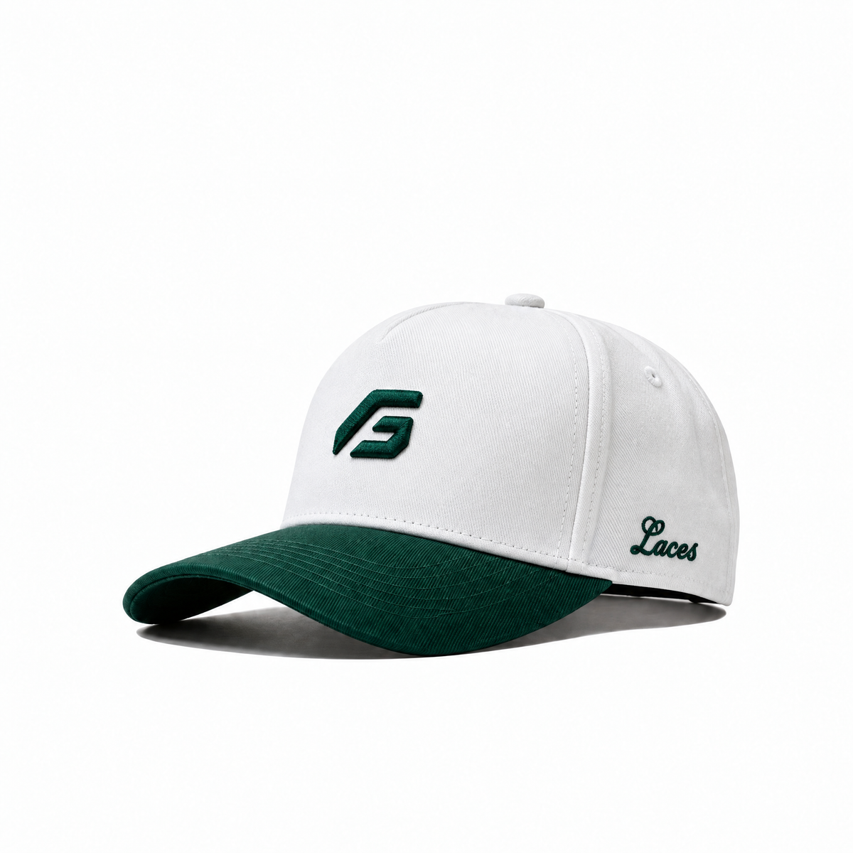 Snapback - LACES x Freegame, White Green