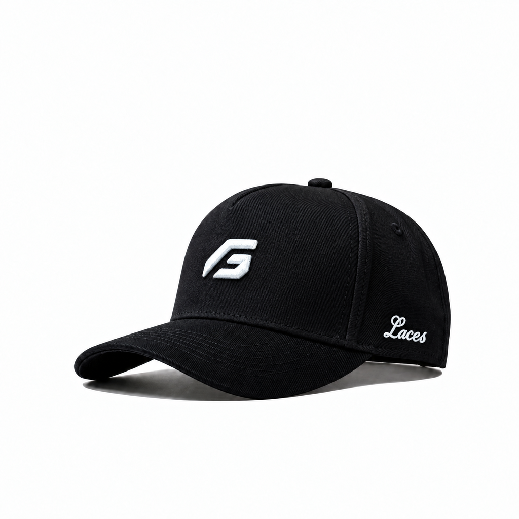 Snapback - LACES x Freegame, Black w White