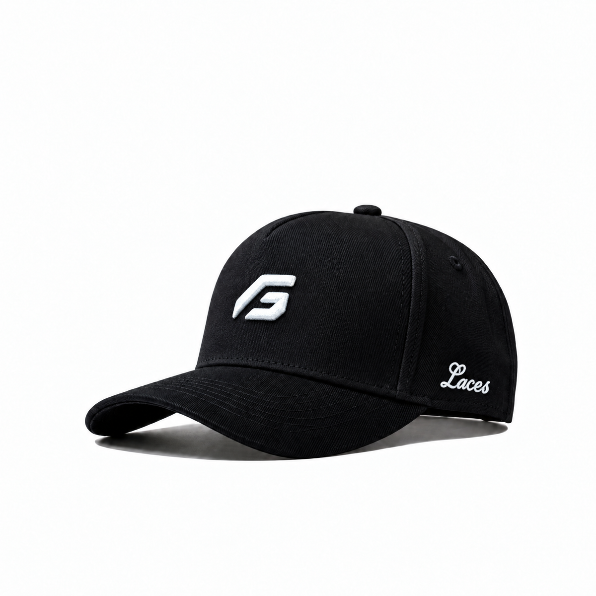 Snapback - LACES x Freegame, Black w White